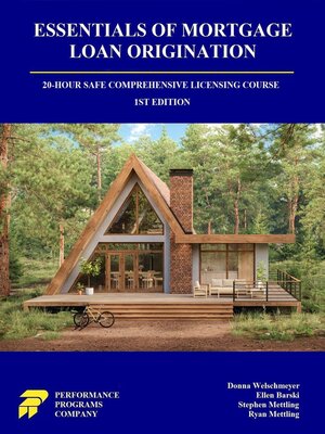 cover image of Essentials of Mortgage Loan Origination